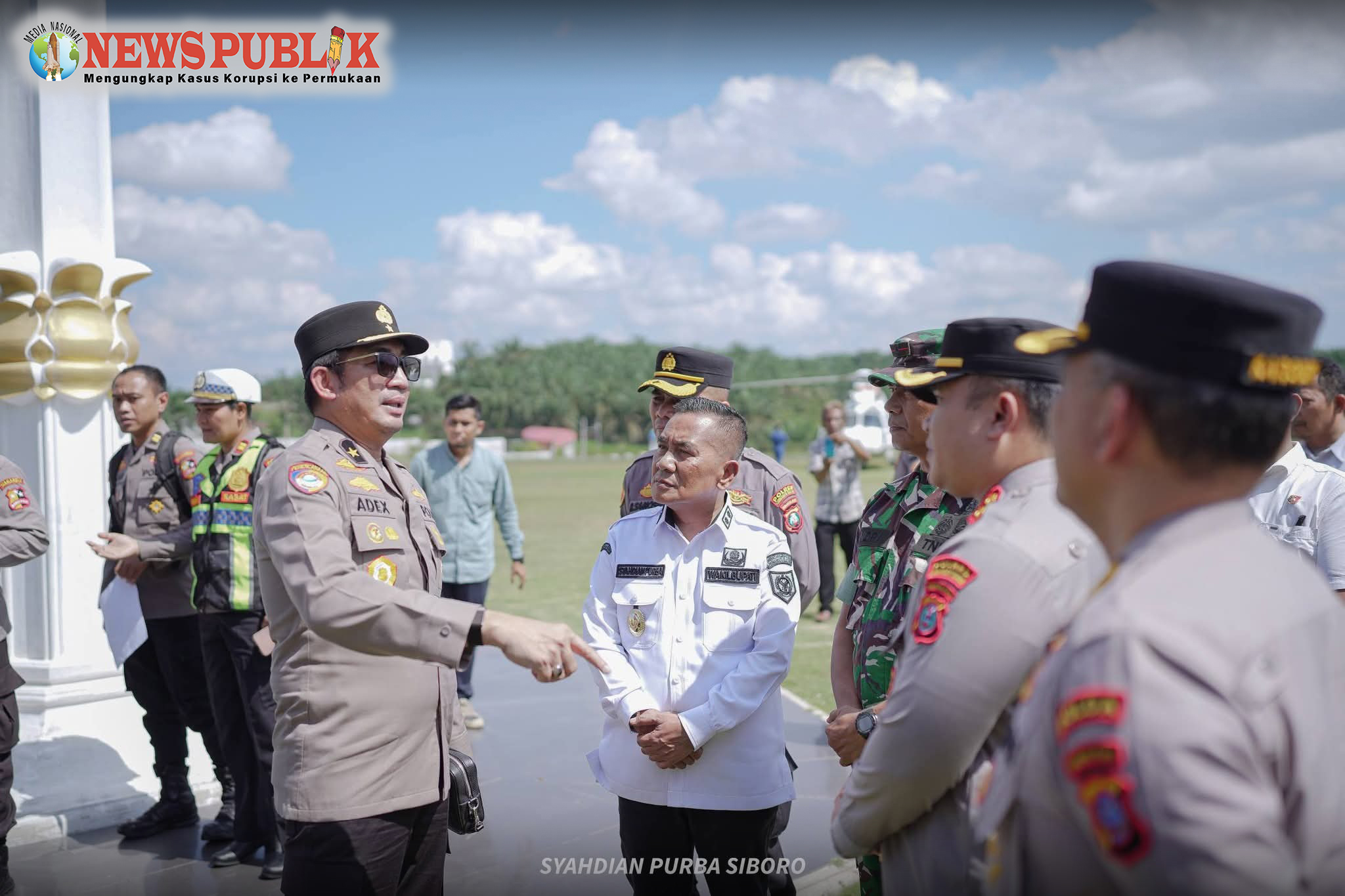 Karojakstra Mabes Polri Tinjau Lahan Asrama dan Mako Polres Labuhanbatu Selatan