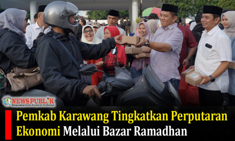 Pemkab Karawang Tingkatkan Perputaran Ekonomi Melalui Bazar Ramadhan