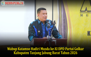Wabup Katamso Hadiri Musda ke-XI DPD Partai Golkar Kabupaten Tanjung Jabung Barat Tahun 2026