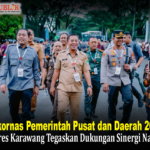 Rakornas Pemerintah Pusat dan Daerah 2026, Kapolres Karawang Tegaskan Dukungan Sinergi Nasional