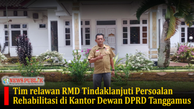 Tim relawan RMD Tindaklanjuti Persoalan Rehabilitasi di Kantor Dewan DPRD Tanggamus