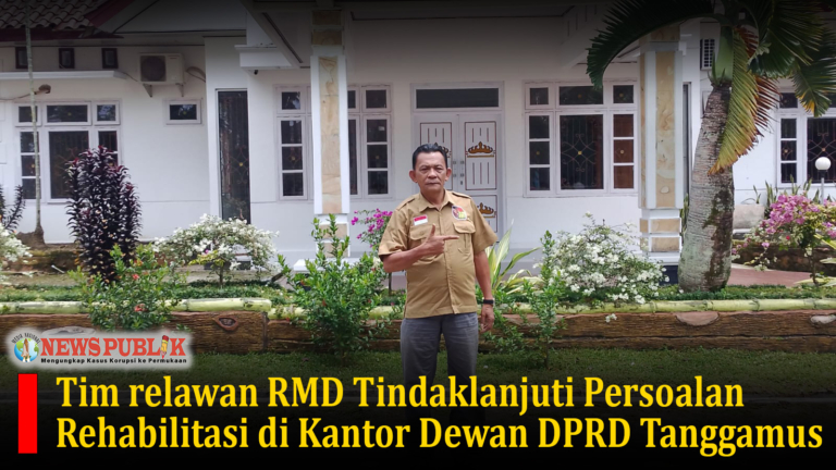 Tim relawan RMD Tindaklanjuti Persoalan Rehabilitasi di Kantor Dewan DPRD Tanggamus