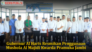 Gubernur Al Haris Resmikan Penggunaan Mushola Al Majidi Kwarda Pramuka Jambi