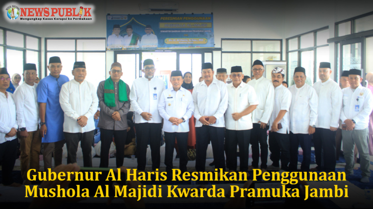 Gubernur Al Haris Resmikan Penggunaan Mushola Al Majidi Kwarda Pramuka Jambi
