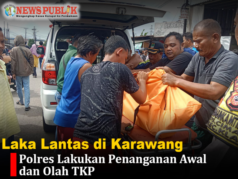 Laka Lantas di Karawang, Polres Lakukan Penanganan Awal dan Olah TKP