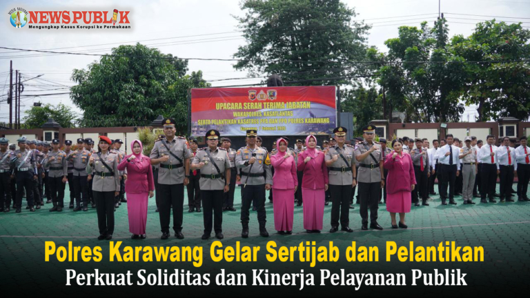 Polres Karawang Gelar Sertijab dan Pelantikan, Perkuat Soliditas dan Kinerja Pelayanan Publik