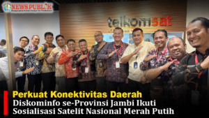 Perkuat Konektivitas Daerah, Diskominfo se-Provinsi Jambi Ikuti Sosialisasi Satelit Nasional Merah Putih