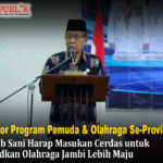 Buka Rakor Program Pemuda dan Olahraga Se-Provinsi Jambi, Wagub Sani Harap Masukan Cerdas untuk Wujudkan Olahraga Jambi Lebih Maju