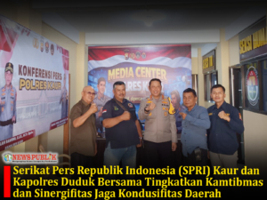 Serikat Pers Republik Indonesia (SPRI) Kaur, dan Kapolres Duduk Bersama Tingkatkan Kamtibmas dan Sinergifitas Jaga Kondusifitas Daerah