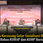 Polres Karawang Gelar Sosialisasi Hukum, Bahas KUHAP dan KUHP Baru