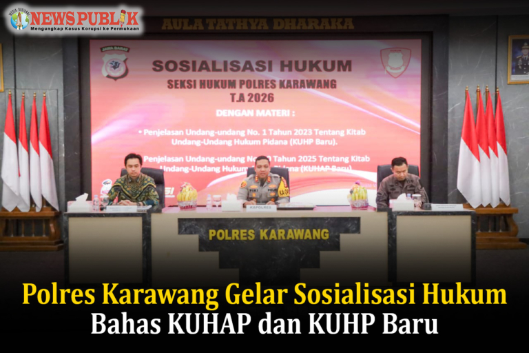 Polres Karawang Gelar Sosialisasi Hukum, Bahas KUHAP dan KUHP Baru