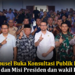 Bupati Labusel Buka Konsultasi Publik RKPJ 2027, Cita Visi dan Misi Presiden dan wakil Presiden