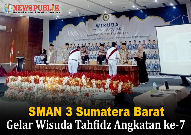 SMA N 3 Sumatera Barat Gelar Wisuda Tahfidz Angkatan ke-7