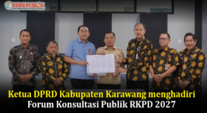 Ketua DPRD Kabupaten Karawang menghadiri Forum Konsultasi Publik RKPD 2027