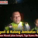 Tragedi di Kolong Jembatan CKM: Kontainer Masuk Jalan Sempit, Tiga Nyawa Melayang