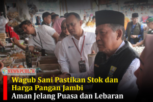 Wagub Sani Pastikan Stok dan Harga Pangan Jambi Aman Jelang Puasa dan Lebaran