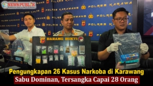 Pengungkapan 26 Kasus Narkoba di Karawang: Sabu Dominan, Tersangka Capai 28 Orang