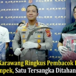 Polres Karawang Ringkus Pembacok Pemuda di Cikampek, Satu Tersangka Ditahan