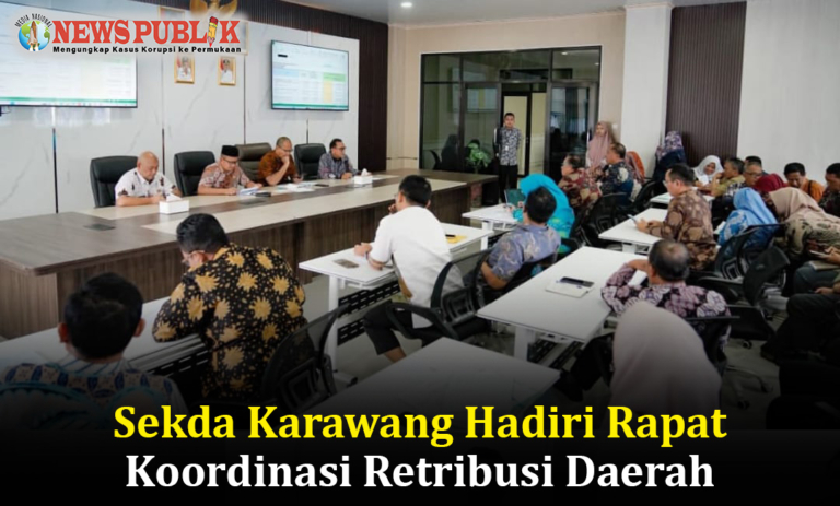 Sekda Karawang Hadiri Rapat Koordinasi Retribusi Daerah