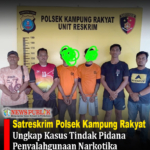 Satreskrim Polsek Kampung Rakyat Polres Labusel Ungkap Kasus Tindak Pidana Penyalahgunaan Narkotika