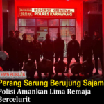 Perang Sarung Berujung Sajam, Polisi Amankan Lima Remaja Bercelurit