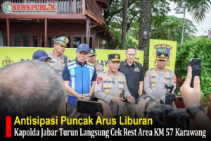 Antisipasi Puncak Arus Liburan, Kapolda Jabar Turun Langsung Cek Rest Area KM 57 Karawang