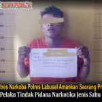 Satres Narkoba Polres Labusel Amankan Seorang Pria Pelaku Tindak Pidana Narkotika Jenis Sabu