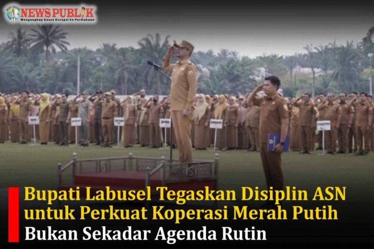 Bupati Labusel Tegaskan Disiplin ASN untuk Perkuat Koperasi Merah Putih, Bukan Sekadar Agenda Rutin