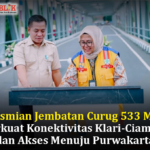 Peresmian Jembatan Curug 533 Meter Perkuat Konektivitas Klari-Ciampel dan Akses Menuju Purwakarta