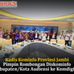 Kadis Kominfo Provinsi Jambi Pimpin Rombongan Diskominfo Kabupaten/Kota Audiensi ke Komdigi RI