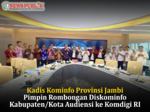 Kadis Kominfo Provinsi Jambi Pimpin Rombongan Diskominfo Kabupaten/Kota Audiensi ke Komdigi RI
