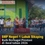 SMP Negeri 1 Lubuk Sikaping Raih Berbagai Prestasi di Awal tahun 2026