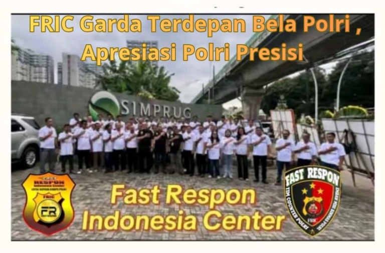 FRIC Garda Terdepan Bela Polri, Apresiasi Polri Presisi, Kecam Aksi Demo Ujar Kebencian dan Anarkis