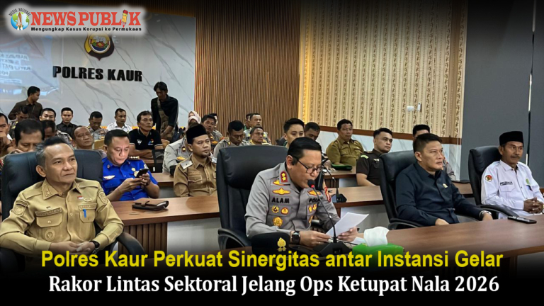 Polres Kaur Perkuat Sinergitas antar Instansi Gelar Rakor Lintas Sektoral Jelang Ops Ketupat Nala 2026