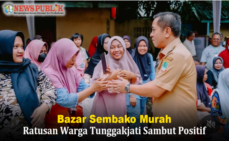Bazar Sembako Murah, Ratusan Warga Tunggakjati Sambut Positif