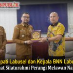 Bupati Labusel dan Kepala BNN Labura Perkuat Silaturahmi Perangi Melawan Narkoba