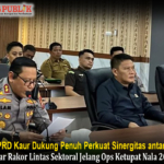 Ketua DPRD Kaur Dukung Penuh Perkuat Sinergitas antar Instansi Gelar Rakor Lintas Sektoral Jelang Ops Ketupat Nala 2026