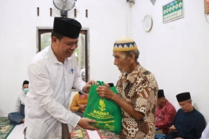 Pemkab Tanjab Barat Laksanakan Safari Ramadan di Desa Sungai Landak Kecamatan Senyerang