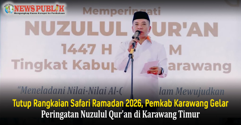 Tutup Rangkaian Safari Ramadan 2026, Pemkab Karawang Gelar Peringatan Nuzulul Qur’an di Karawang Timur