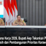 Bahas Rencana Kerja 2026, Bupati Aep Tekankan Pemerintahan Bersih dan Pembangunan Prioritas Karawang