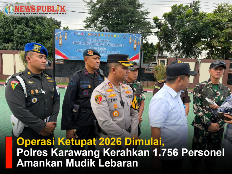 Operasi Ketupat 2026 Dimulai, Polres Karawang Kerahkan 1.756 Personel Amankan Mudik Lebaran