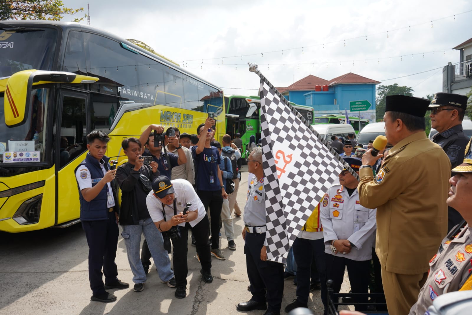 Mudik Gratis Jambi 2026, Al Haris, mudik gratis Pemprov Jambi, Terminal Alam Barajo, Dishub Jambi, News Publik