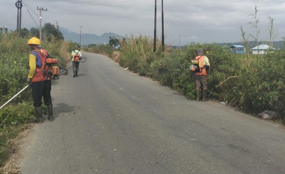 Jalur mudik Jambi 2026 dengan alat berat siaga di titik rawan