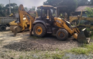 Jalur mudik Jambi 2026 dengan alat berat siaga di titik rawan