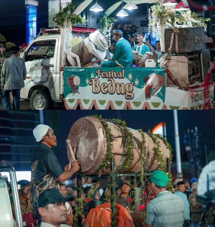 Festival Ngadulag Bedug Karawang Meledak! Ribuan Warga Tumpah Ruah di Malam Takbiran Festival Ngadulag Bedug Karawang malam takbiran
