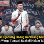 Festival Ngadulag Bedug Karawang malam takbiran