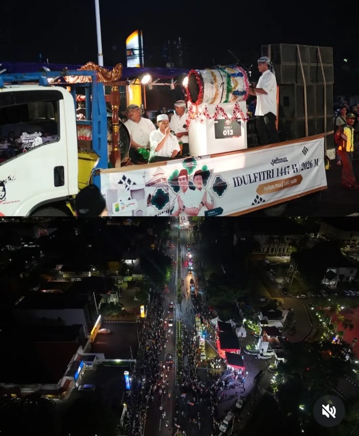 Festival Ngadulag Bedug Karawang Meledak! Ribuan Warga Tumpah Ruah di Malam Takbiran Festival Ngadulag Bedug Karawang malam takbiran