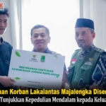 Santunan Korban Lakalantas Majalengka Diserahkan, Bupati Aep Tunjukkan Kepedulian Mendalam kepada Keluarga Korban