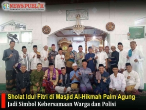 Sholat Idul Fitri Masjid Al-Hikmah Palm Agung