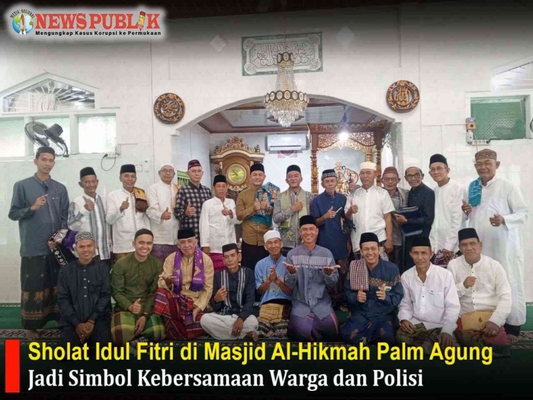 Sholat Idul Fitri Masjid Al-Hikmah Palm Agung